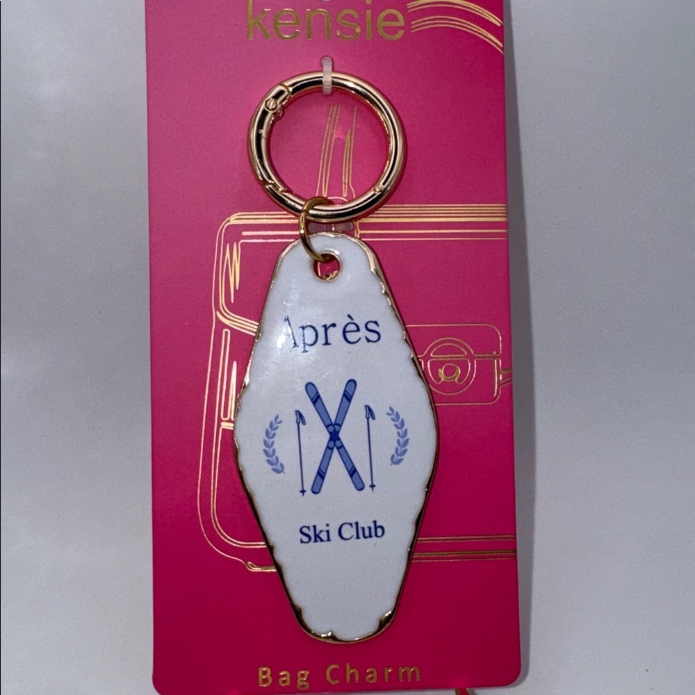 Apres Ski Club Bag Charm Keychain
